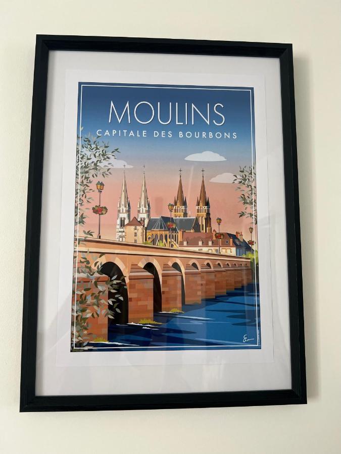 Le Cocon Moulinois, Proche Gare Avec Services By Primo C0Nciergerie Lejlighed Moulins  Eksteriør billede